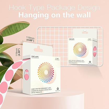 1 Inch Round Color Coding Labels, Round Color Dot Labels - Image 3