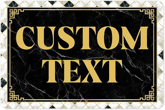 Custom Sign, Custom Street Sign, 11 Font Colors, 13 Font Styles, 4 Hole Options by MySignCenter