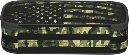 YIJIUWKIS Camo Pencil Box for Kids Adults, Usa Flag Style Pencil Case for Boys - Image 7