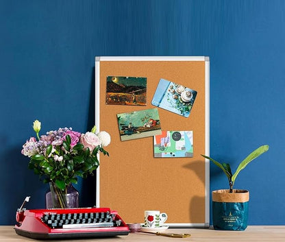 Cork Bulletin Board, Bulletin-Boards, Notes Board, Memo Board, 24x 36 inch by Boardest