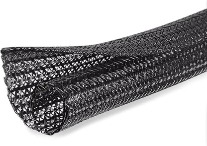 Moxita 10ft x 1 inch Cable Sleeve Split Wire Loom Tubing by Moxita