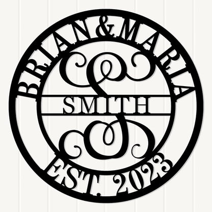 Personalized last name sign, Monogram Letter by Unknown