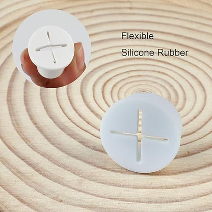 Desk Grommet, 1 Inch Flexible Rubber Grommets, Silicone Cable Cord Grommet Wire - Image 3