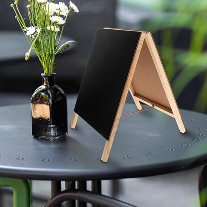 ADOCARN Double-Sided Standing Blackboard Small Chalkboard Message Board - Image 9