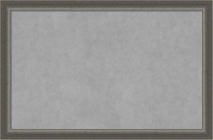 Amanti Art Silver Framed Magnetic Board 23x35 Large Vision Board by AmantiArt