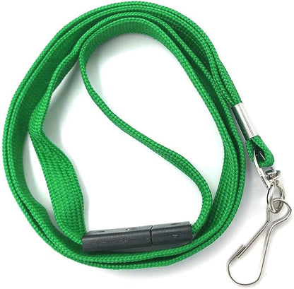 Lanyards Safety Black Lanyards Neck Flat Premium Breakaway Badge Lanyard - Image 5