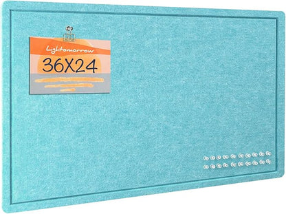 Bulletin Board, 36 x 24 inches Felt Board by Lightomorrow