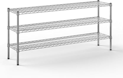 Regal Altair 14" Deep x 60" Wide x 27" Height Wire Shelving Kit | 3-Tier | NSF by Regal+Altair
