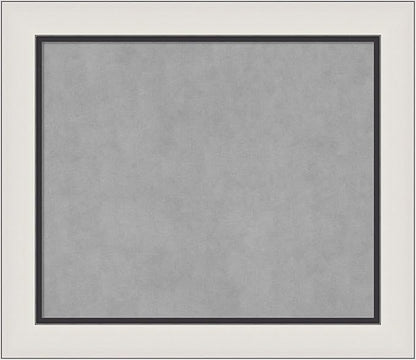Amanti Art Silver Framed Magnetic Board 26x30 Medium Vision Board by AmantiArt