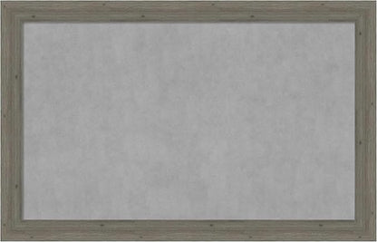 Amanti Art Grey Framed Magnetic Board 29x45 Large Vision Board by AmantiArt