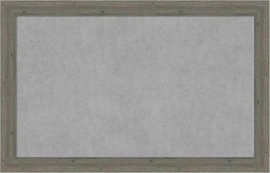 Amanti Art Grey Framed Magnetic Board 29x45 Large Vision Board by AmantiArt