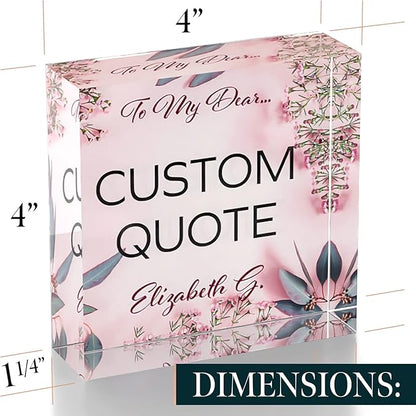 Custom Acrylic Sign Personalized, Custom Desk Name Plate, 18 Styles, - Image 7