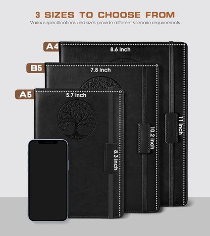Biuwory Lined Journal Notebook for Women Men, 256 Pages B5 Large Hardcover - Image 2