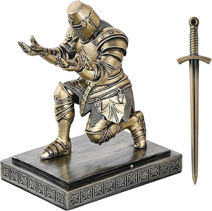 NCQIXIAO Templar Vanguard Soldier Pen Holder Pencil Stand Desk Organizers and - Image 3