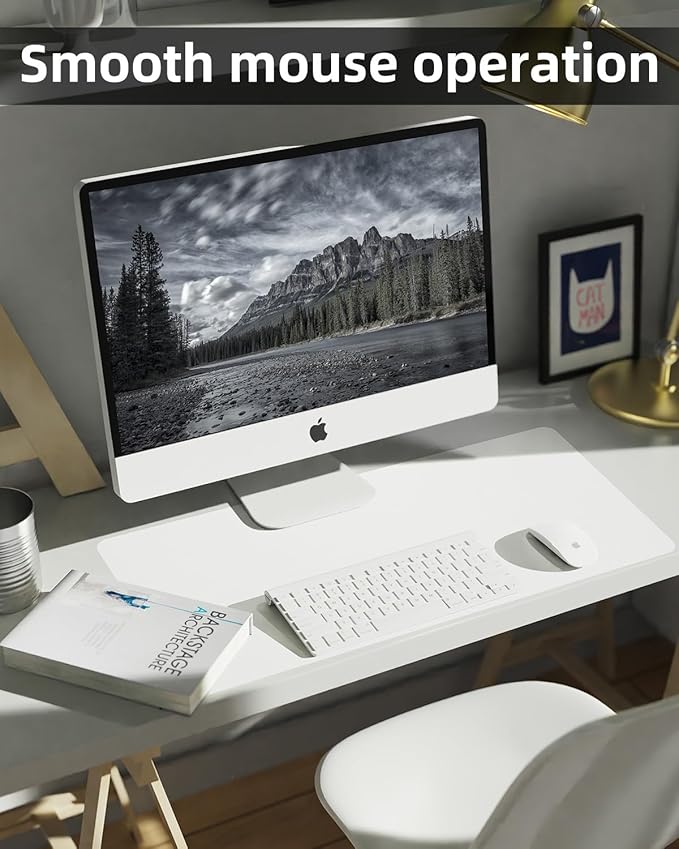 Leather Desk Protector, Office Laptop Mat - Image 4