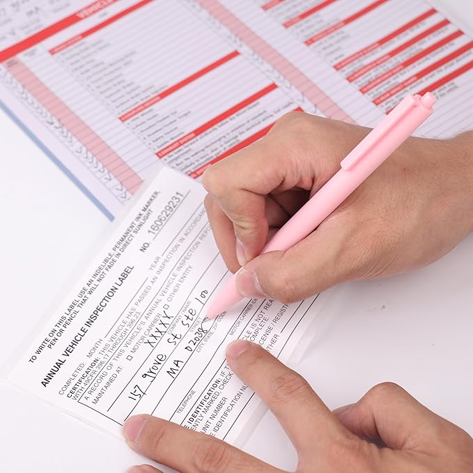 15-Pack Annual Vehicle Inspection Report Form, 3-Ply Carbonless Form and - Image 6