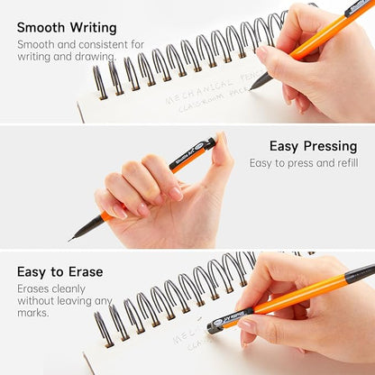 Shuttle Art Mechanical Pencils, 210 Pack Bulk Mechanical Pencils 0.7mm Medium - Image 4