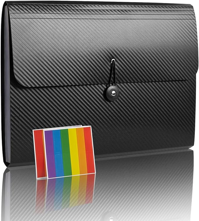 Expanding File Folder with 13 Pockets by Nicfaec