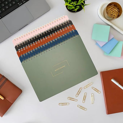 Merely Home | Meeting Notebook for Work | 8.25" x 11.75" | Project Planner | - Image 5