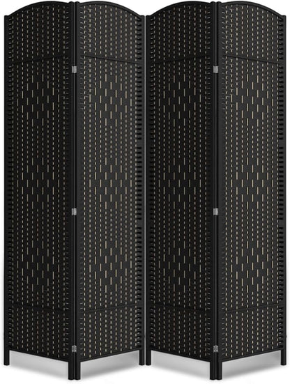Cocosica 4 Panel Room Divider, 6Ft Folding Privacy Screen, Tall by cocosica