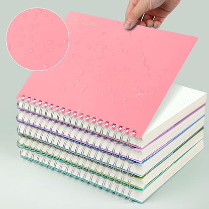 EMSHOI A5 Spiral Notebook Bullet Dotted journal, Small 5.7" X 8.22", 300 - Image 5