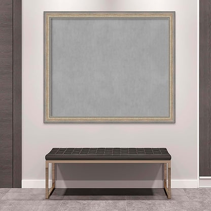 Amanti Art Silver Framed Magnetic Board 45x53 Oversize Vision Board - Image 5