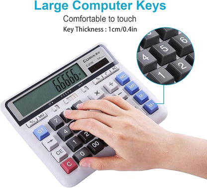 Comix Desktop Calculator Solar Battery Dual Power - Image 4