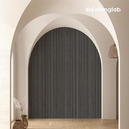 Olanglab Wood Slat Wall Panels 4 Pack, Wooden Acoustic Wall Panels, 94.5"x12.6" - Image 6