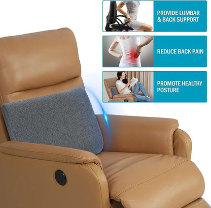 HOMBYS Lumbar Support Pillow for Recliner Chair, Memory Foam Back Support - Image 5