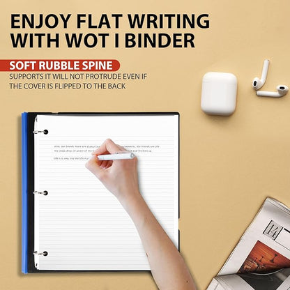 WOT I 12-Pack Telescoping 3 Ring Binder, Expandable Flexible Binder - Image 3