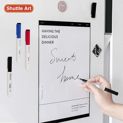 Shuttle Art Dry Erase Markers, 15 Pack 3 Colors Magnetic Whiteboard Markers - Image 4
