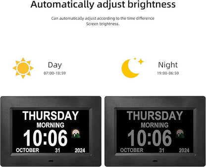 Memwake 7-Inch Digital Watch, Large Font Display, 3 Display Modes, Many Alarms - Image 3