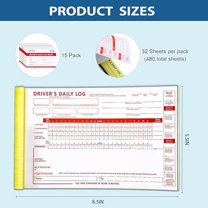 LINAUSTFB Daily Log Books for Truck Drivers - Image 5