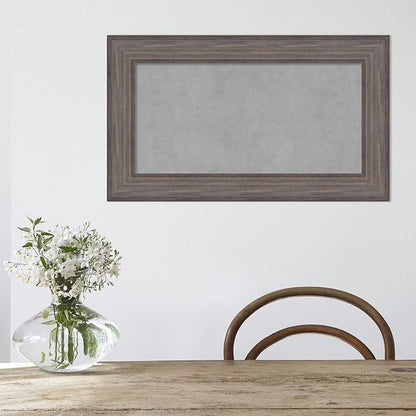 Amanti Art Grey Framed Magnetic Board 17x29 Small Vision Board - Image 6