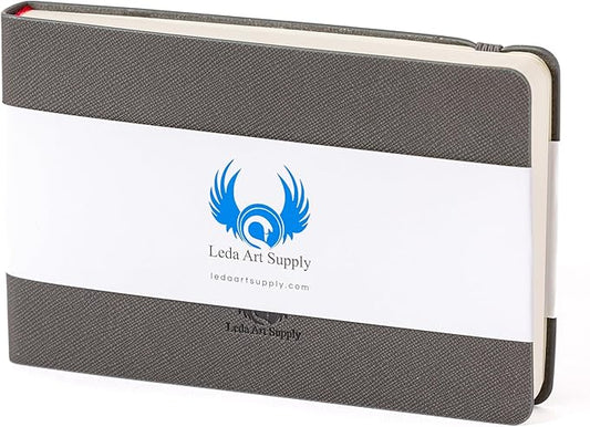 Leda Art Supply Pocket Landscape-Shaped Sketchbook, 5.5 inches x 3.3 inches by LedaArtSupply