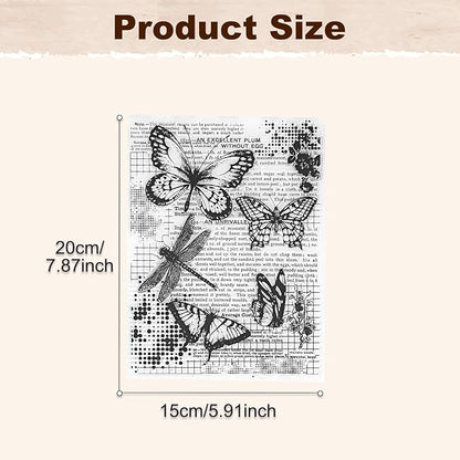 UCEC Retro Butterfly Vintage Stamps - Image 5