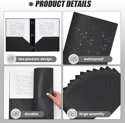 Lincia 100 Pcs Plastic Folders - Image 3