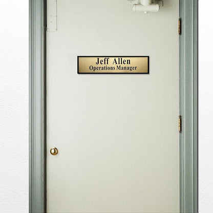 SINKAA Personalized Name Plate for Door or Wall, 2 x 8 inch Custom Office - Image 5