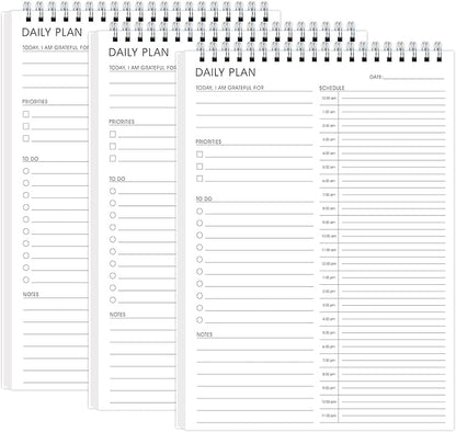 3 Pcs 24 Hour Daily Planner by KAICNPAPER