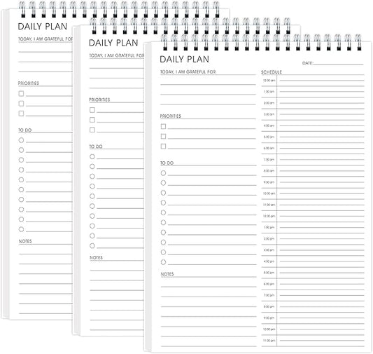 3 Pcs 24 Hour Daily Planner by KAICNPAPER