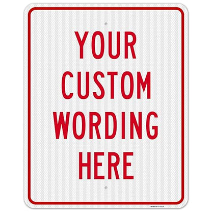 Custom Sign, Personalized Metal Signs, Customize by SigoSigns