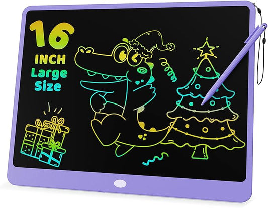 KOKODI LCD Writing Tablet for Kids 16 Inch Colorful Doodle Board, Electronic by WhereKidsLearnThroughPlay