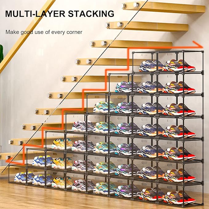 KOKOIN Transparent Plastic Storage Clear Shoe Display Case Box Organizer - Image 6