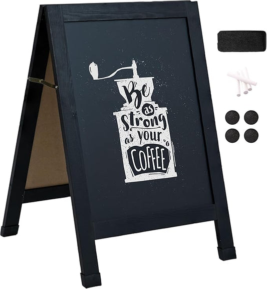 Sunnydaze Magnetic A-Frame Chalkboard Sign by SunnydazeDecor