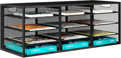 PAG-Mass Mail Sorter Adjustable Countertop Heavy Duty Literature Organizer by PAG-Mass