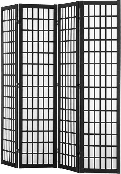 VEVOR Room Divider, 4 Panel Japanese Room Divider, Wood Folding Privacy Screen - Image 10