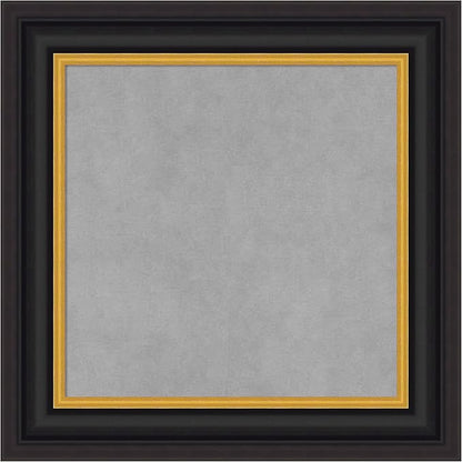 Amanti Art Black Framed Magnetic Board 22x22 Small Vision Board by AmantiArt