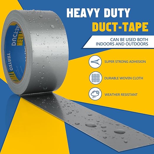 CXYARY 30 Roll Duct Tape Heavy Duty, 2 Inch x 900 Yard, No Residue Tape - Image 2