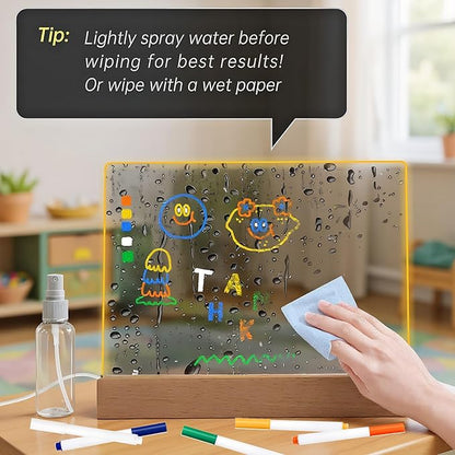 FRELWIM 13 x 9 Inch LED Drawing Writing Lumi Board - Image 6