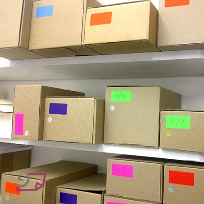 NextDayLabels - 8-1/2 x 11 Neon Color High Light Fluorescent Labels - Image 4